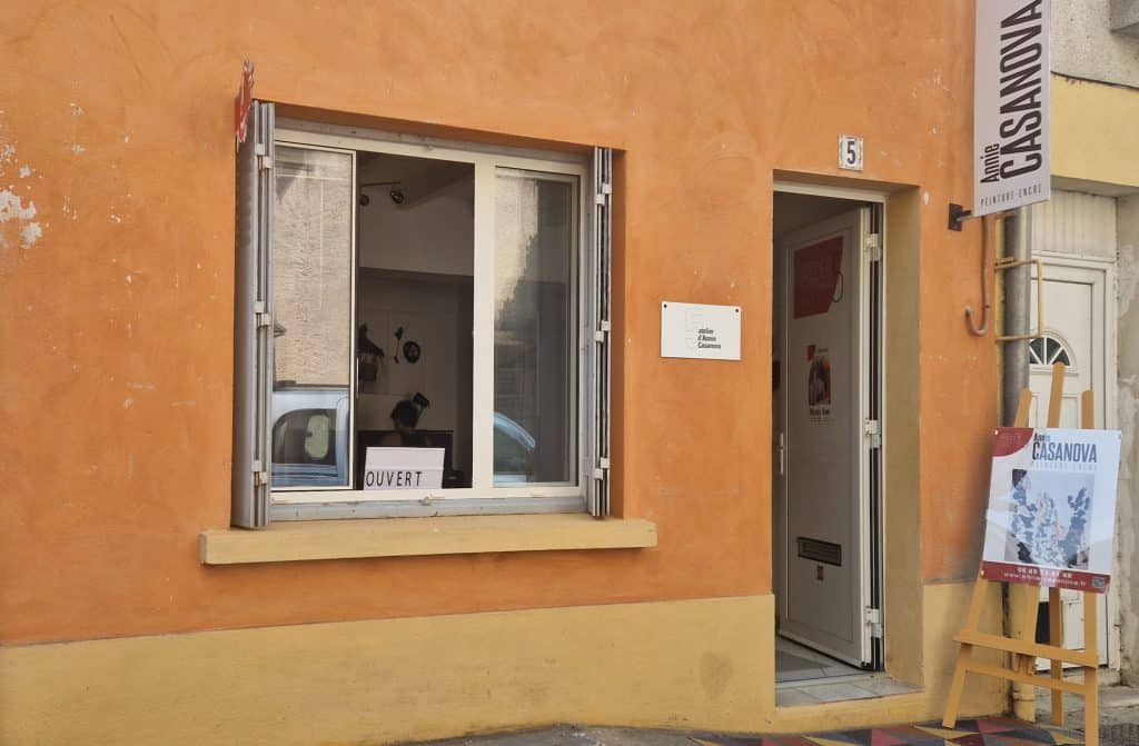 façade de mon atelier à Marciac