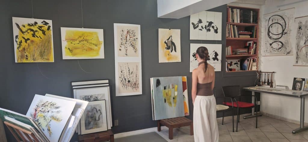 intérieur de mon atelier à Marciac